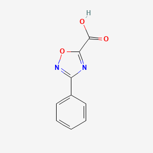 molecular formula C9H6N2O3 B1356843 3-苯基-1,2,4-噁二唑-5-羧酸 CAS No. 400716-17-8