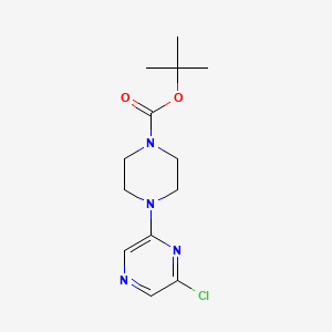 molecular formula C13H19ClN4O2 B1356845 1-N-Boc-4-(6-氯吡嗪-2-基)哌嗪 CAS No. 426829-52-9