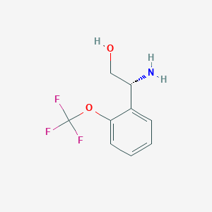 (r)-2-Amino-2-(2-(trifluoromethoxy)phenyl)ethan-1-ol