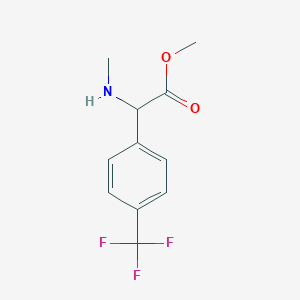 Methyl 2-(methylamino)-2-(4-(trifluoromethyl)phenyl)acetate