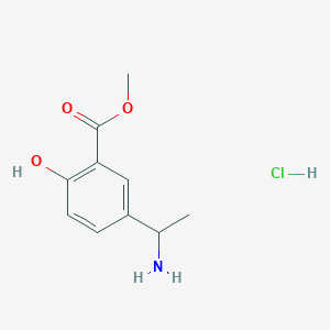 Methyl5-(1-aminoethyl)-2-hydroxybenzoatehydrochloride