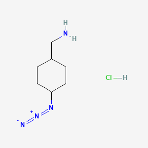 Rac-1-[(1r,4r)-4-azidocyclohexyl]methanaminehydrochloride