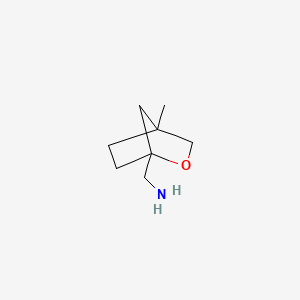 (4-Methyl-2-oxabicyclo[2.2.1]heptan-1-yl)methanamine