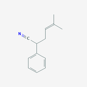 5-Methyl-2-phenylhex-4-enenitrile