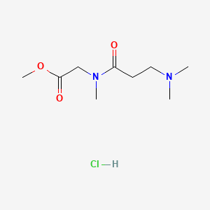 methyl2-[3-(dimethylamino)-N-methylpropanamido]acetatehydrochloride