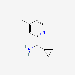 1-Cyclopropyl-1-(4-methyl-2-pyridinyl)methanamine