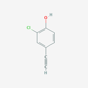 2-Chloro-4-ethynylphenol