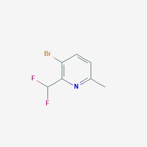 3-Bromo-2-(difluoromethyl)-6-methylpyridine