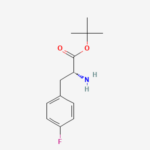 Tert-butyl (2R)-2-amino-3-(4-fluorophenyl)propanoate