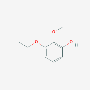 molecular formula C9H12O3 B13568627 3-Ethoxy-2-methoxyphenol 