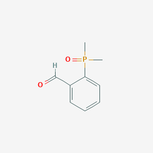 molecular formula C9H11O2P B13568628 2-(Dimethylphosphoryl)benzaldehyde 