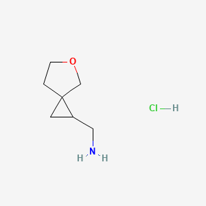 {5-oxaspiro[2.4]heptan-1-yl}methanaminehydrochloride,Mixtureofdiastereomers