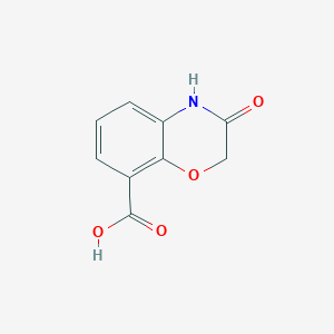 molecular formula C9H7NO4 B1356865 3-氧代-3,4-二氢-2H-1,4-苯并恶嗪-8-羧酸 CAS No. 208772-72-9
