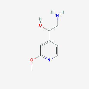 2-Amino-1-(2-methoxy-4-pyridyl)ethanol