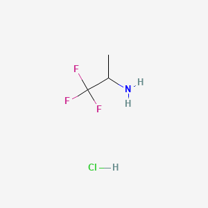 molecular formula C3H7ClF3N B1356868 1,1,1-三氟丙烷-2-胺盐酸盐 CAS No. 2968-32-3