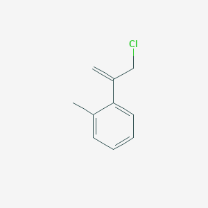 molecular formula C10H11Cl B13568680 1-(3-Chloroprop-1-en-2-yl)-2-methylbenzene 