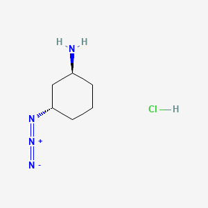 (1S,3S)-3-azidocyclohexan-1-amine hydrochloride