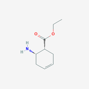 cis-6-Amino-cyclohex-3-enecarboxylic acid ethyl ester