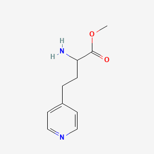 Methyl 2-amino-4-(pyridin-4-yl)butanoate