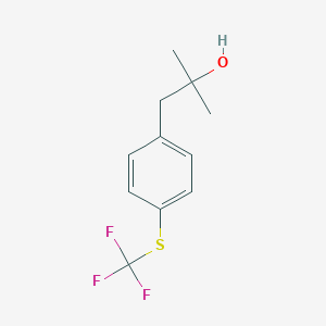 1-[4-(Trifluoromethylthio)phenyl]-2-methyl-2-propanol