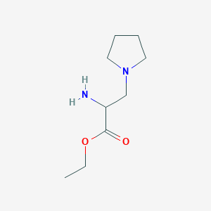 Ethyl 2-amino-3-(pyrrolidin-1-YL)propanoate