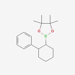 4,4,5,5-Tetramethyl-2-(2-phenylcyclohexyl)-1,3,2-dioxaborolane