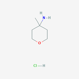 B1356890 4-Methyltetrahydro-2H-pyran-4-amine hydrochloride CAS No. 851389-38-3