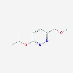 molecular formula C8H12N2O2 B13568912 (6-Isopropoxypyridazin-3-yl)methanol 