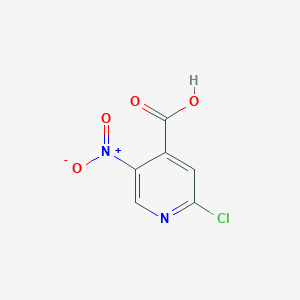 molecular formula C6H3ClN2O4 B1356892 2-氯-5-硝基异尼古酸 CAS No. 907545-47-5