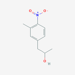 molecular formula C10H13NO3 B13568942 1-(3-Methyl-4-nitrophenyl)propan-2-ol 