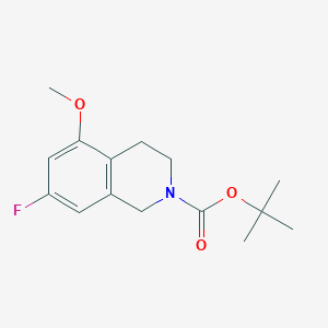 Tert-butyl 7-fluoro-5-methoxy-1,2,3,4-tetrahydroisoquinoline-2-carboxylate