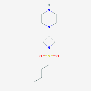 1-(1-(Butylsulfonyl)azetidin-3-yl)piperazine