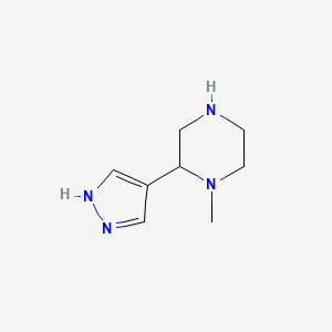 1-methyl-2-(1H-pyrazol-4-yl)piperazine