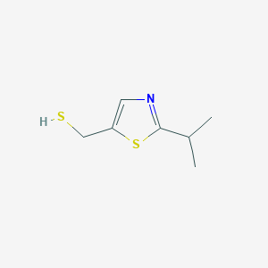 molecular formula C7H11NS2 B13569055 (2-Isopropylthiazol-5-yl)methanethiol 