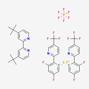 4-tert-butyl-2-(4-tert-butylpyridin-2-yl)pyridine;2-(2,4-difluorobenzene-6-id-1-yl)-5-(trifluoromethyl)pyridine;iridium(3+);hexafluorophosphate