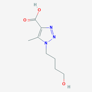 1-(4-Hydroxybutyl)-5-methyl-1h-1,2,3-triazole-4-carboxylic acid