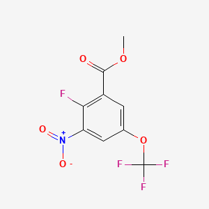 Methyl2-fluoro-3-nitro-5-(trifluoromethoxy)benzoate