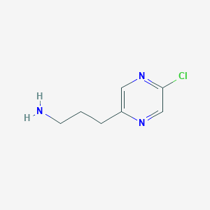 3-(5-Chloropyrazin-2-YL)propan-1-amine