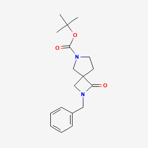 Tert-butyl 2-benzyl-1-oxo-2,6-diazaspiro[3.4]octane-6-carboxylate