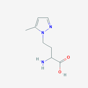 2-Amino-4-(5-methyl-1h-pyrazol-1-yl)butanoic acid