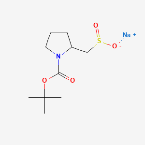 Sodium{1-[(tert-butoxy)carbonyl]pyrrolidin-2-yl}methanesulfinate