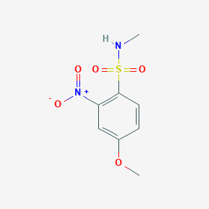 4-Methoxy-N-methyl-2-nitrobenzene-1-sulfonamide