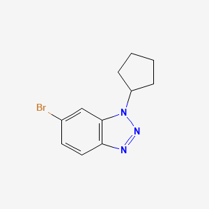 6-bromo-1-cyclopentyl-1H-1,2,3-benzotriazole