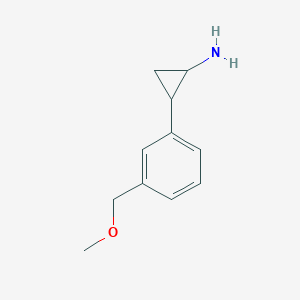 2-(3-(Methoxymethyl)phenyl)cyclopropan-1-amine