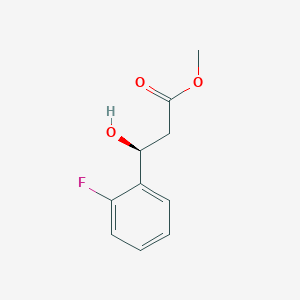 Methyl (s)-3-(2-fluorophenyl)-3-hydroxypropanoate