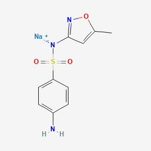 molecular formula C10H10N3NaO3S B1356961 磺胺甲恶唑钠 CAS No. 4563-84-2