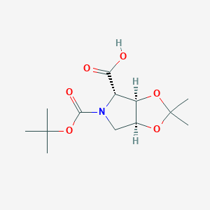 (3AR,4S,6AS)-5-(Tert-butoxycarbonyl)-2,2-dimethyltetrahydro-4H-[1,3]dioxolo[4,5-C]pyrrole-4-carboxylic acid