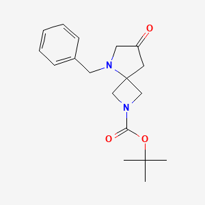 Tert-butyl 5-benzyl-7-oxo-2,5-diazaspiro[3.4]octane-2-carboxylate