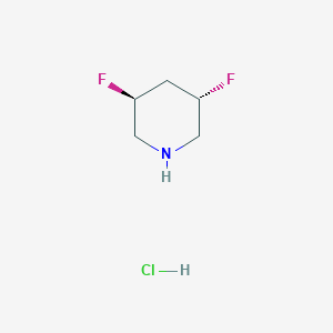 (3S,5S)-3,5-difluoropiperidine;hydrochloride