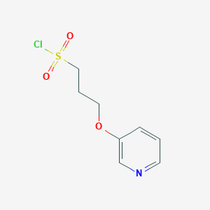 3-(Pyridin-3-yloxy)propane-1-sulfonyl chloride